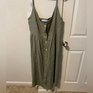 100% linen dress